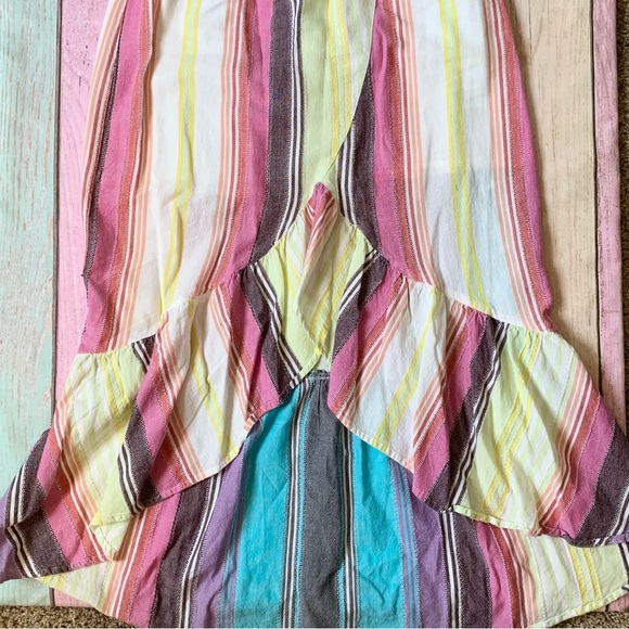 Multicolor Striped mermaid style Women's Skirt - Picture 2 of 7